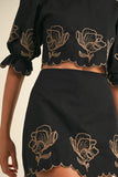 Embroidered Flower Set