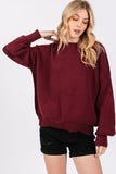 Burgundy Sweater