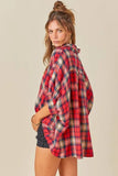 Red Plaid Button Down