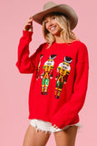 Red Nutcracker Sweater