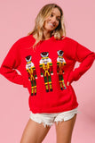 Red Nutcracker Sweater