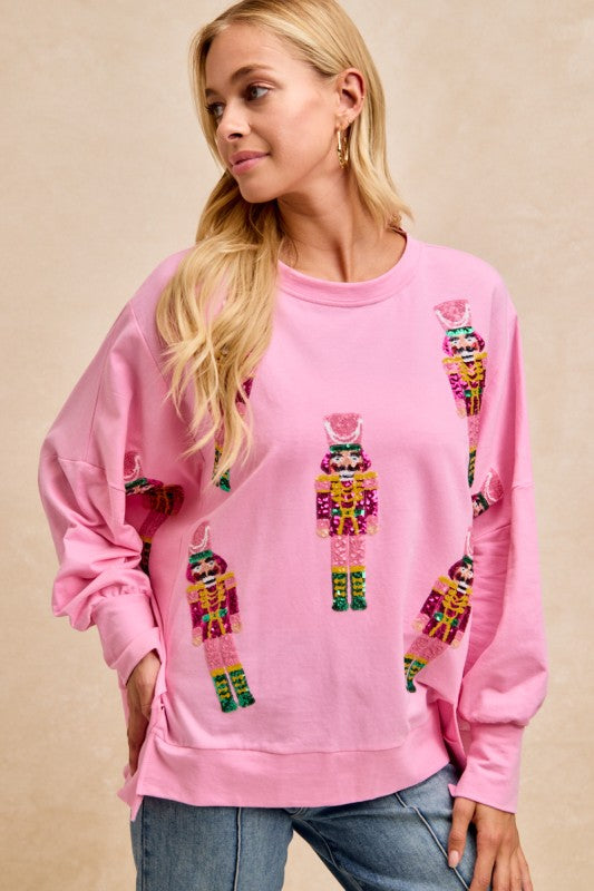 Nutcracker Sequin Top