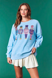 Light Blue Nutcracker Sweater