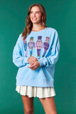 Light Blue Nutcracker Sweater