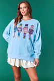 Light Blue Nutcracker Sweater