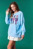 Light Blue Nutcracker Sweater