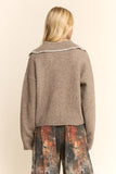 Mocha Stitch Curvy Sweater
