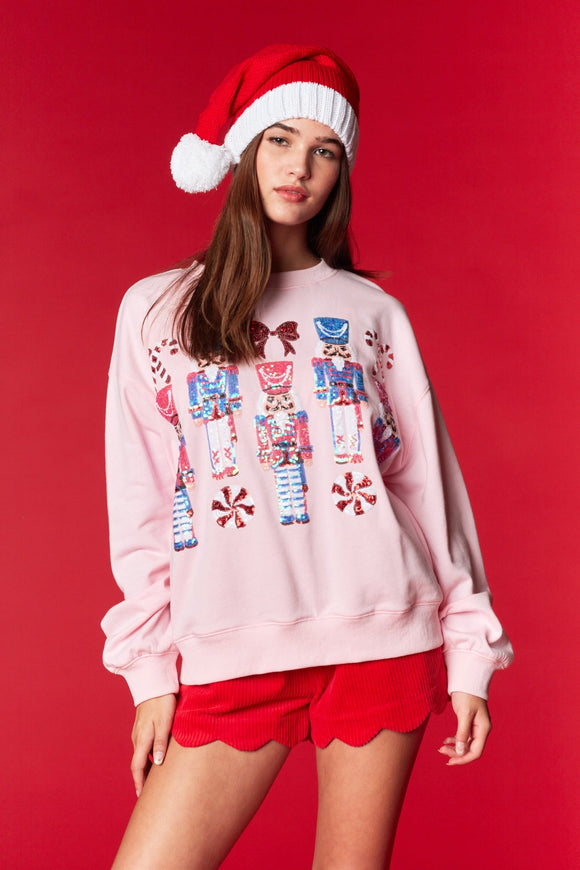 Nutcracker candy sweater