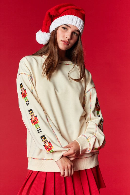 Nutcracker Sleeves Sweatshirt