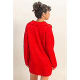 Red Sweater Dress
