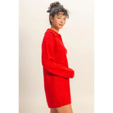 Red Sweater Dress