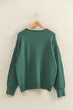 Green Roll Neck Sweater