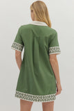 Embroidered Details Dress