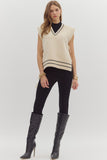 Varsity Tie Striped Vest