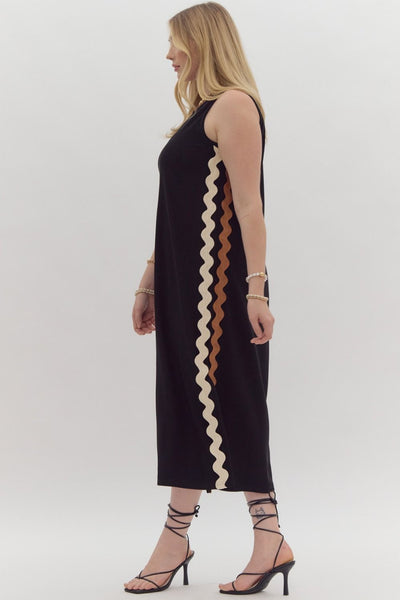 Ric Rac Midi Dress – Gotcha Girl Boutique