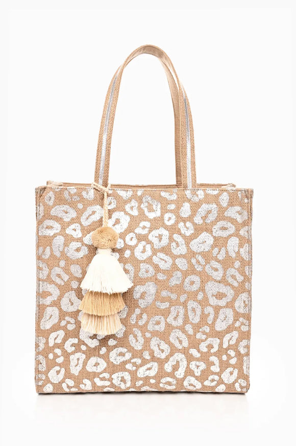 Animal Lover Tote - Silver