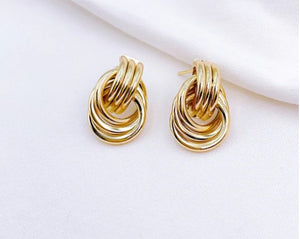 Knot Studs - Gold and Silver