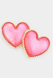 Be Mine Studs - Pink and Opal Available