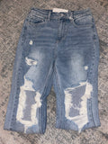 High Rise Straight jeans