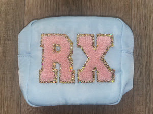 RX Chenille Bag - Green and Blue
