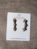 Small Turquoise Stud Hoops